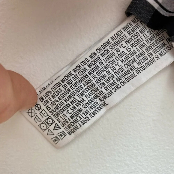 Forever 21 - Cropped Checkered Back Tie Blouse - Picture 6 of 6